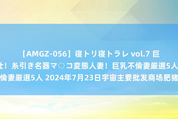 【AMGZ-056】寝トリ寝トラレ vol.7 巨乳むっちむちパイズリ奉仕！糸引き名器マ○コ変態人妻！巨乳不倫妻厳選5人 2024年7月23日宇宙主要批发商场肥猪价钱行情